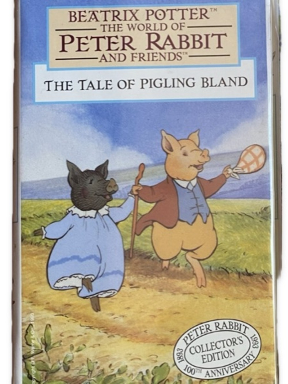 Beatrix Potter World of Peter Rabbit Tale of Pigling Bland 100th Anniv VHS
